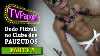 #PapoPrivê - At Clube dos Pauzudos, PapoMix measures the size of the stripper Dodô Pitbull's cock - Part 5 - Final - WhatsApp PapoMix (11) 94779-1519